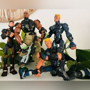 Hasbro GI Joe Sigma Six 6 8" Toy Action Figures Lot of 4 Loose Figures